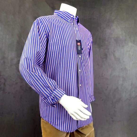 CHAPS Men's XL Button Down Dress Shirt - NWT - Picture 13 of 13